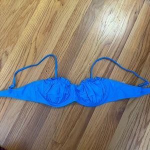 M Romwe Blue Bathing Suit Top